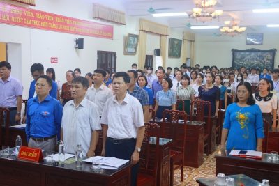 ĐẠI HỘI ĐẠI BIỂU ĐOÀN TNCS HỒ CHÍ MINH TRƯỜNG THPT A HẢI HẬU NHIỆM KỲ 2023-2024