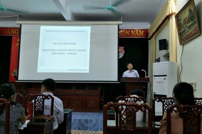 Một số hình ảnh vòng Chung khảo Hội thi Hùng biện tiếng anh cấp trường.