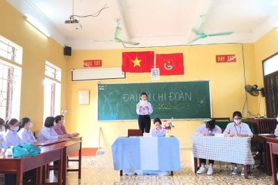 Đại hội Chi đoàn học sinh trường THPT A Hải Hậu năm học 2022-2023