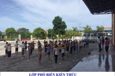 TRƯỜNG THPT A HẢI HẬU TỔ CHỨC LỚP PHỔ BIẾN KỸ NĂNG PHÒNG, CHỐNG TAI NẠN, THƯƠNG TÍCH, ĐUỐI NƯỚC CHO HỌC SINH