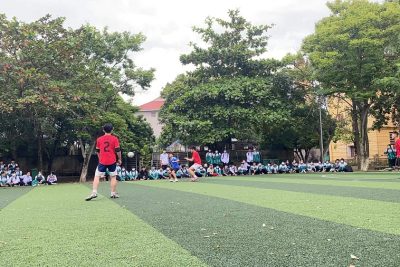 Đoàn trường THPT A Hải Hậu tổ chức Giải Bóng Đá nam năm học 2022-2023