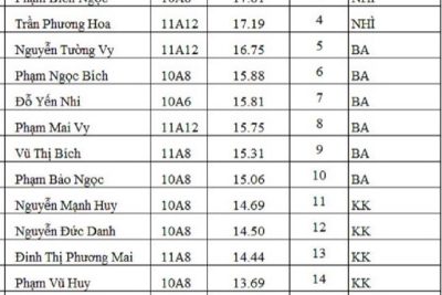 HỘI THI HÙNG BIỆN TIẾNG ANH CẤP TRƯỜNG NĂM HỌC 2023 – 2024