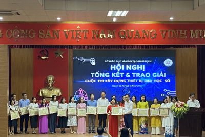 Tổ Vật lí – Công nghệ đạt kết quả cao trong Cuộc thi Xây dựng thiết bị dạy học số tính Nam Định năm 2024