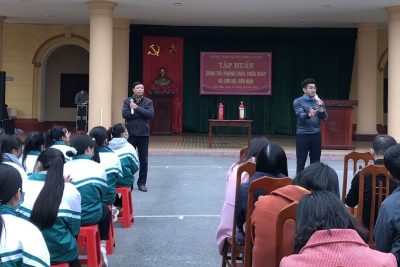 Trường THPT A Hải Hậu tổ chức tập huấn công tác phòng cháy chữa cháy và cứu hộ, cứu nạn năm học 2020-2021.
