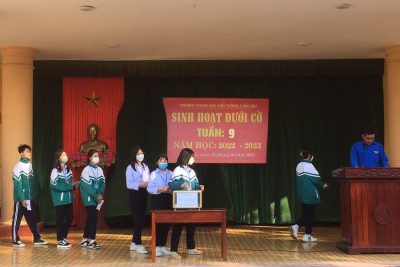 Đoàn trường THPT A Hải Hậu tổ chức Chương trình Tình nguyện mùa Đông năm 2022.