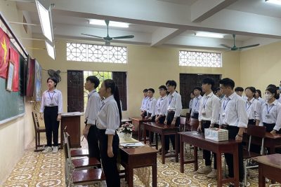 Đại hội Chi đoàn học sinh trường THPT A Hải Hậu năm học 2023-2024