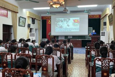 Đoàn trường THPT A Hải Hậu tổ chức các lớp bồi dưỡng cảm tình đoàn năm 2022