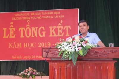 TRƯỜNG THPT A HẢI HẬU TỔ CHỨC LỄ TỔNG KẾT NĂM HỌC 2019- 2020