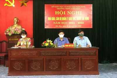 HỘI NGHỊ NHÀ GIÁO, CÁN BỘ QUẢN LÝ, NGƯỜI LAO ĐỘNG NĂM HỌC 2021- 2022
