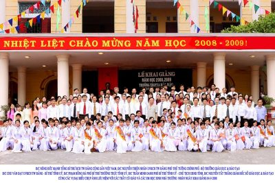 ẢNH LỄ KHAI GIẢNG NĂM HỌC 2008- 2009