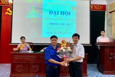 ĐẠI HỘI CHI ĐOÀN GIÁO VIÊN – NHÂN VIÊN TRƯỜNGTHPT A HẢI HẬU NĂM HỌC 2020- 2021