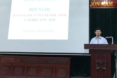 HỘI NGHỊ ĐẠI DIỆN CMHS NĂM HỌC 2020- 2021