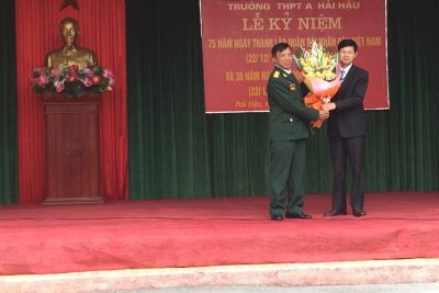 Lễ kỷ niệm 75 năm ngày thành lập Quân đội nhân dân Việt Nam và Ngày hội Quốc phòng toàn dân 22/12