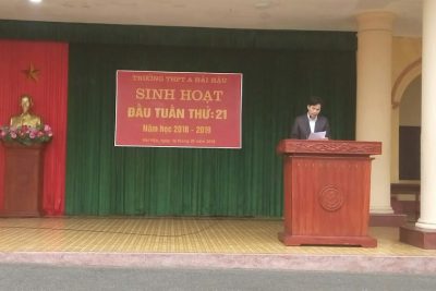 ĐOÀN TRƯỜNG THPTA HẢI HẬU PHÁT ĐỘNG CUỘC THI GIAO THÔNG HỌC ĐƯỜNG NĂM HỌC 2018- 2019