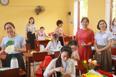 Trường THPT A Hải Hậu Tổ Chức Thành Công Hội Thi “Nữ Sinh Khéo Tay”