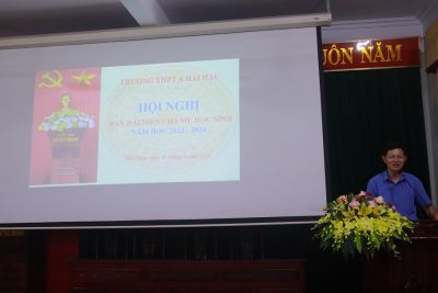 HỘI NGHỊ BAN ĐẠI DIỆN CHA MẸ HỌC SINH NĂM HỌC 2023- 2024