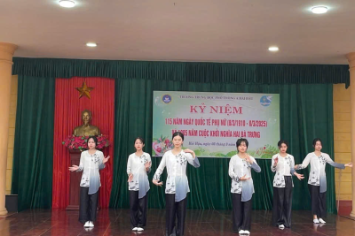 Kỷ niệm 115 năm Ngày Quốc tế Phụ nữ (8/3/1910-8/3/2025) và 1985 năm cuộc khởi nghĩa Hai Bà Trưng