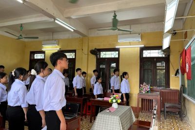 Đoàn trường THPT A Hải Hậu tổ chức thành công Đại hội Chi Đoàn học sinh năm học 2025-2026 tại 36 chi đoàn