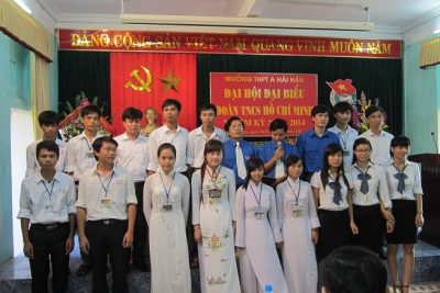 Đại hội Đoàn TNCS Hồ Chí Minh trường THPT A Hải Hậu nhiệm kỳ 2013-2014