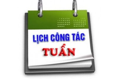 Lịch công tác Tuần 23 (Tuần 4) – Học kỳ 2 – Năm học 2018-2019