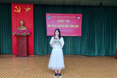 TRƯỜNG THPT A HẢI HẬU TỔ CHỨC CUỘC THI HÁT VÀ KỂ CHUYỆN BẰNG TIẾNG ANH