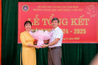 TRƯỜNG THPT A HẢI HẬU TỔ CHỨC LỄ TỔNG KẾT NĂM HỌC 2024-2025